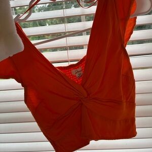BRIGHT ORANGE TOP